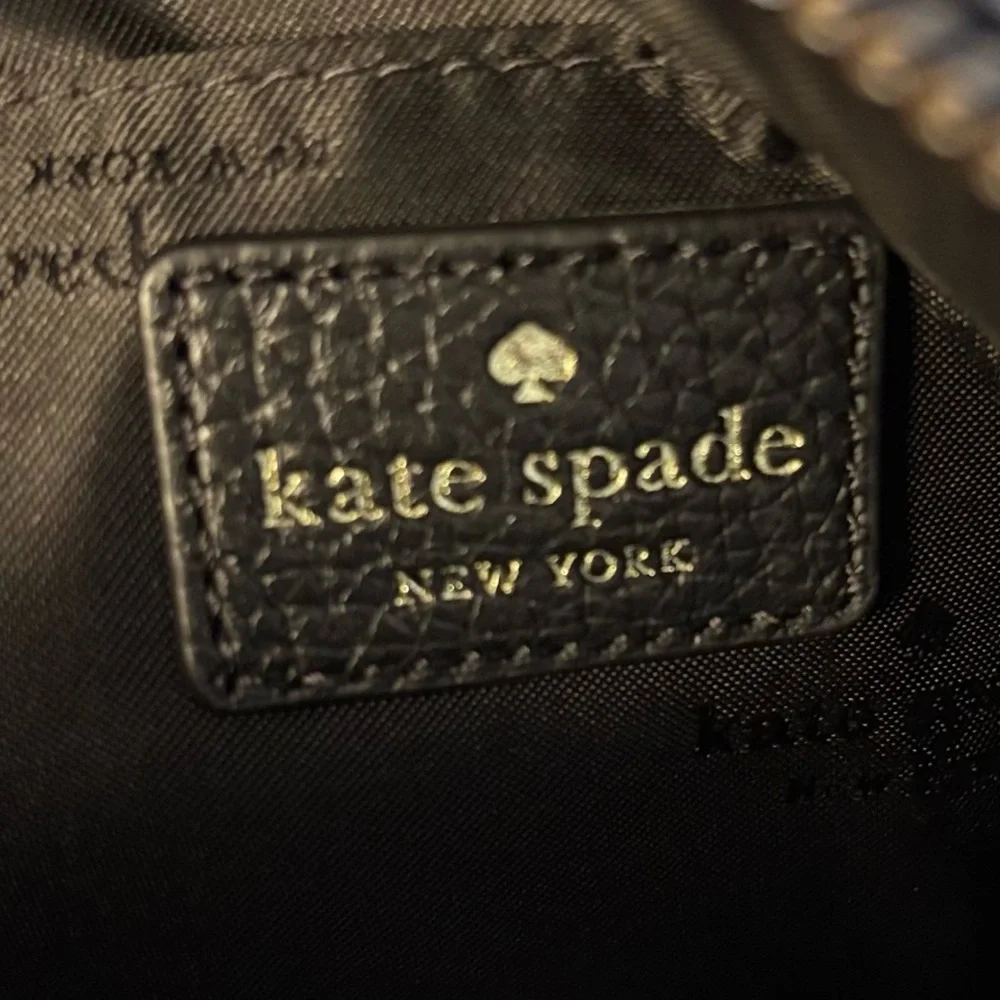 Kate Spade Black Pebbled Leather Crossbody Bag